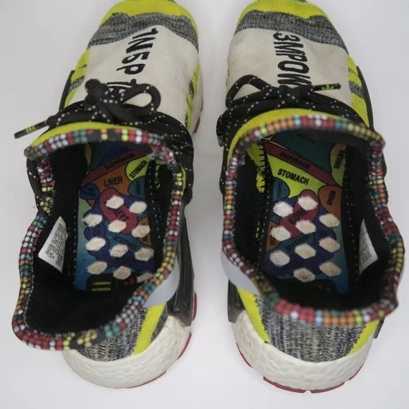 Adidas NMD Hu Pharrell‎ Solar Pack Red Sneakers Inspire Empower BB9527